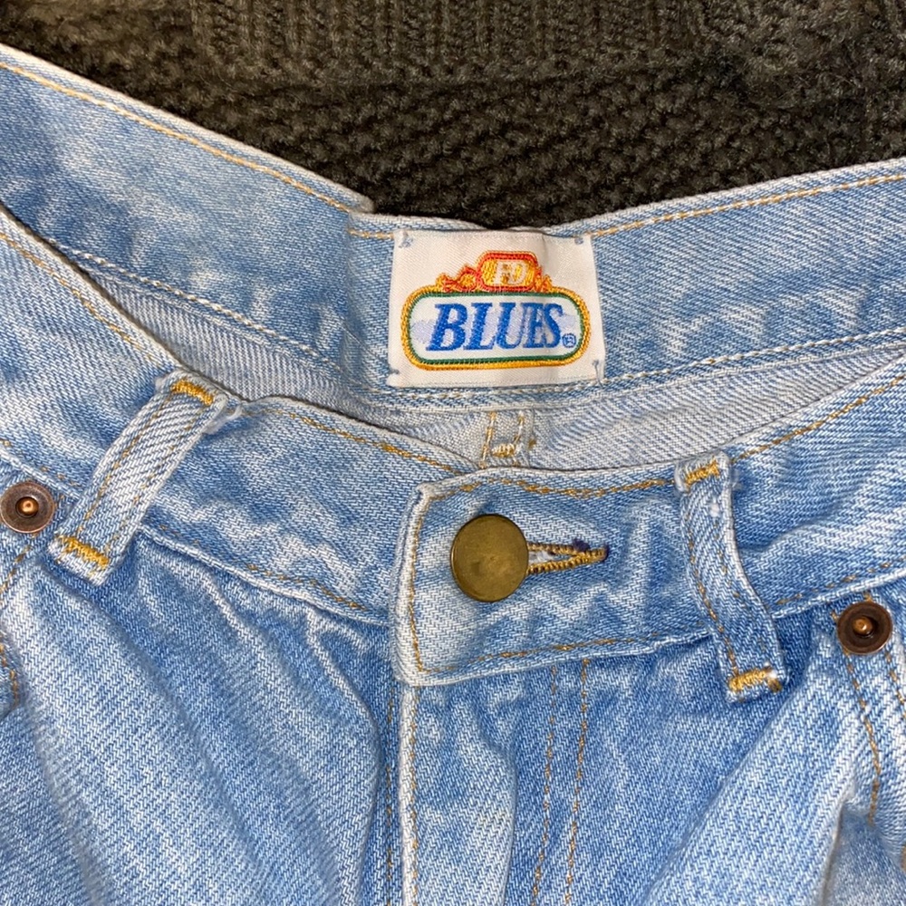 Vintage FD Blues Jean Shorts - Picture 4 of 5